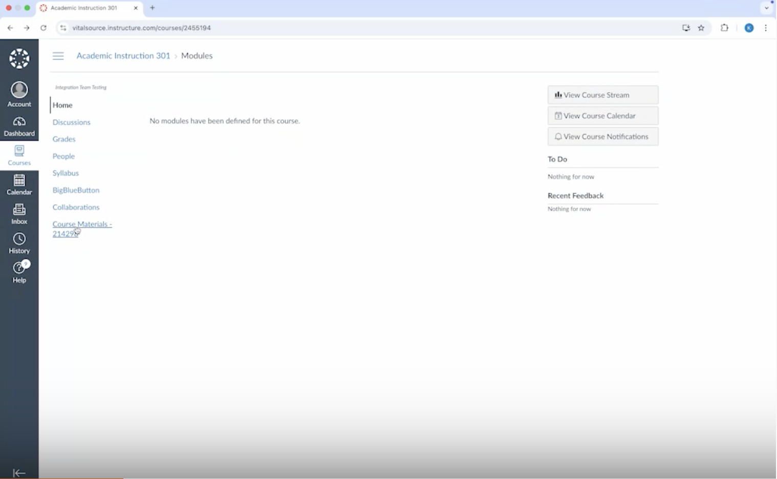 LMS Course tab selected