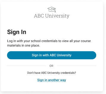 Sign In screen