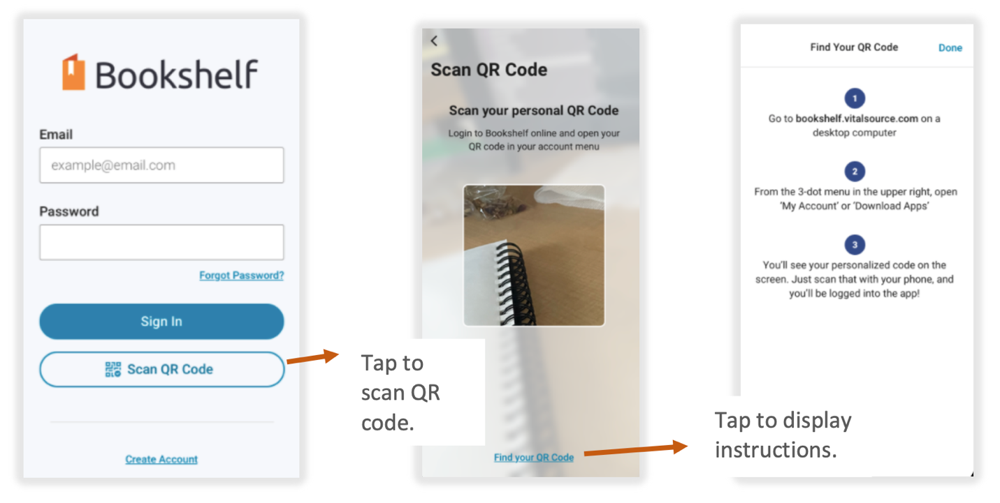 Bookshelf login diagram